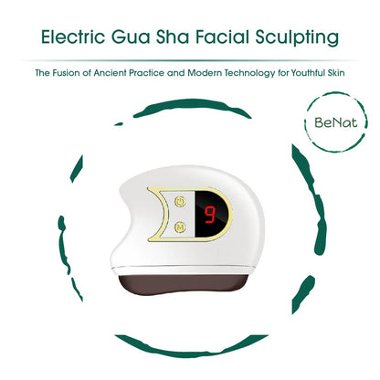 Lift, Sculpt & Glow Toolkit -Set of 3- LED Therapy, Electric Gua Sha & Microcurrent Toning Device for Radiant Skin